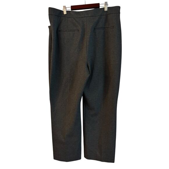 Express Women’s Curvy Mid Rise Bootcut Pants Gray Size 16S NWOT Pockets - Picture 2 of 8